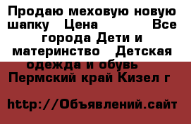 Продаю меховую новую шапку › Цена ­ 1 000 - Все города Дети и материнство » Детская одежда и обувь   . Пермский край,Кизел г.